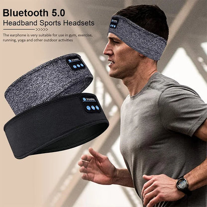 Sports Elastic Headband Wireless Bluetooth Headphones