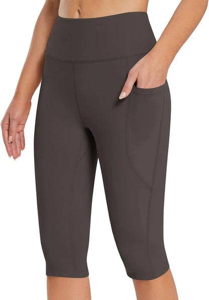 Women's Yoga Capris High Waist Tummy Control