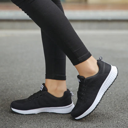 Women Casual Fashion Breathable Walking Mesh Shoes