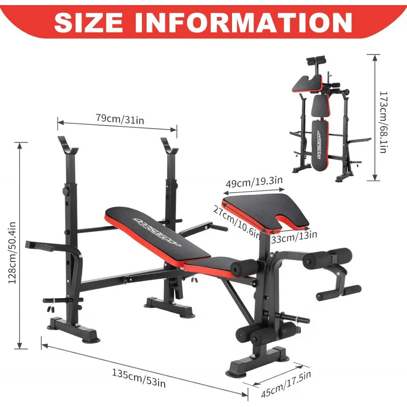 600lbs 6 in 1 Weight Set Adjustable