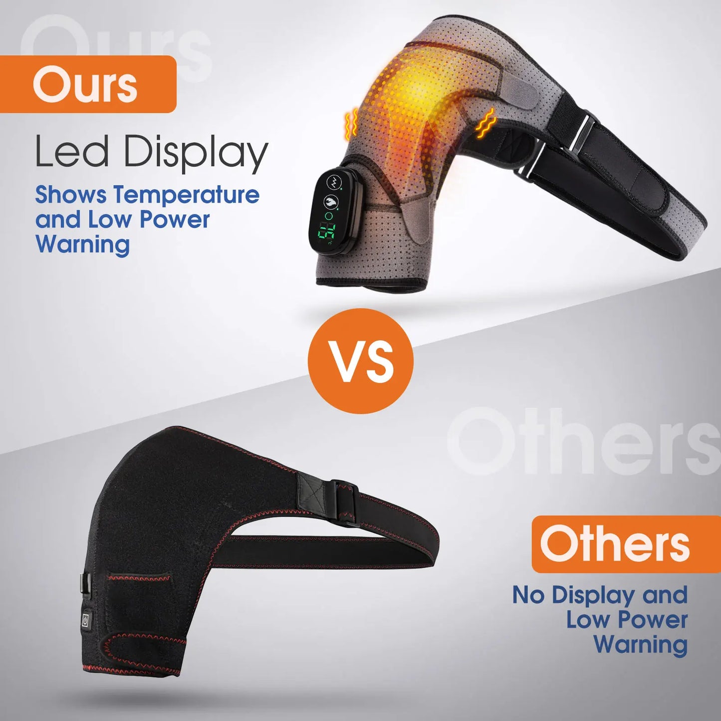 Electric Shoulder Massager Heating Vibration Massage Belt