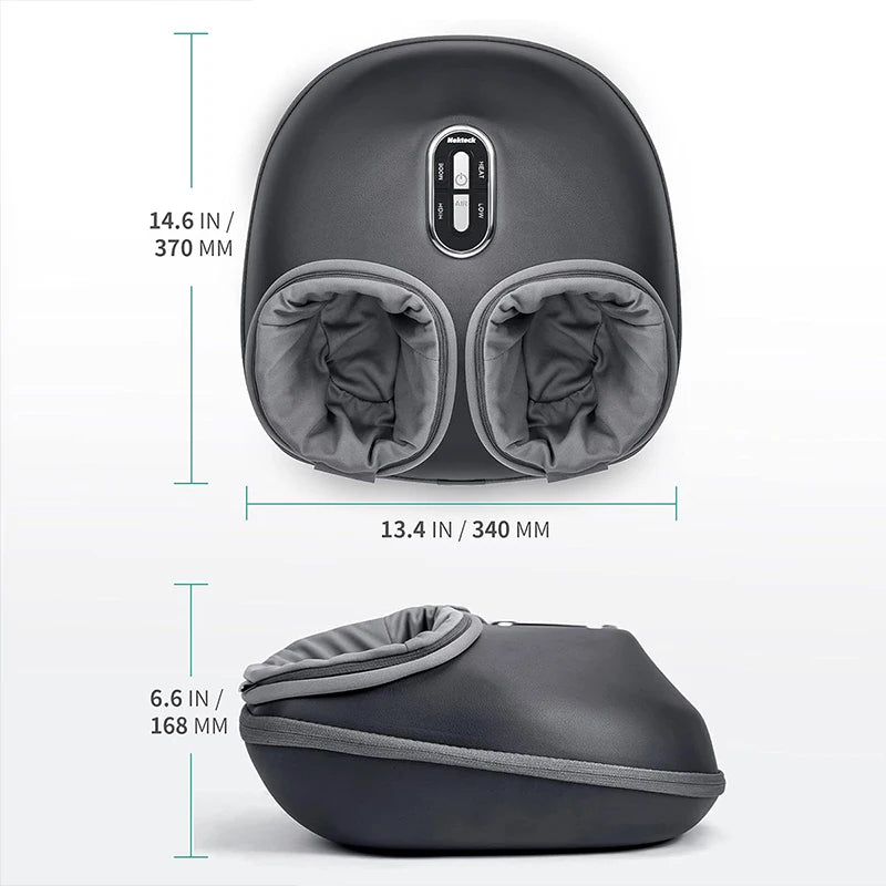 Foot Massager Heating Therapy Air Compression Shiatsu